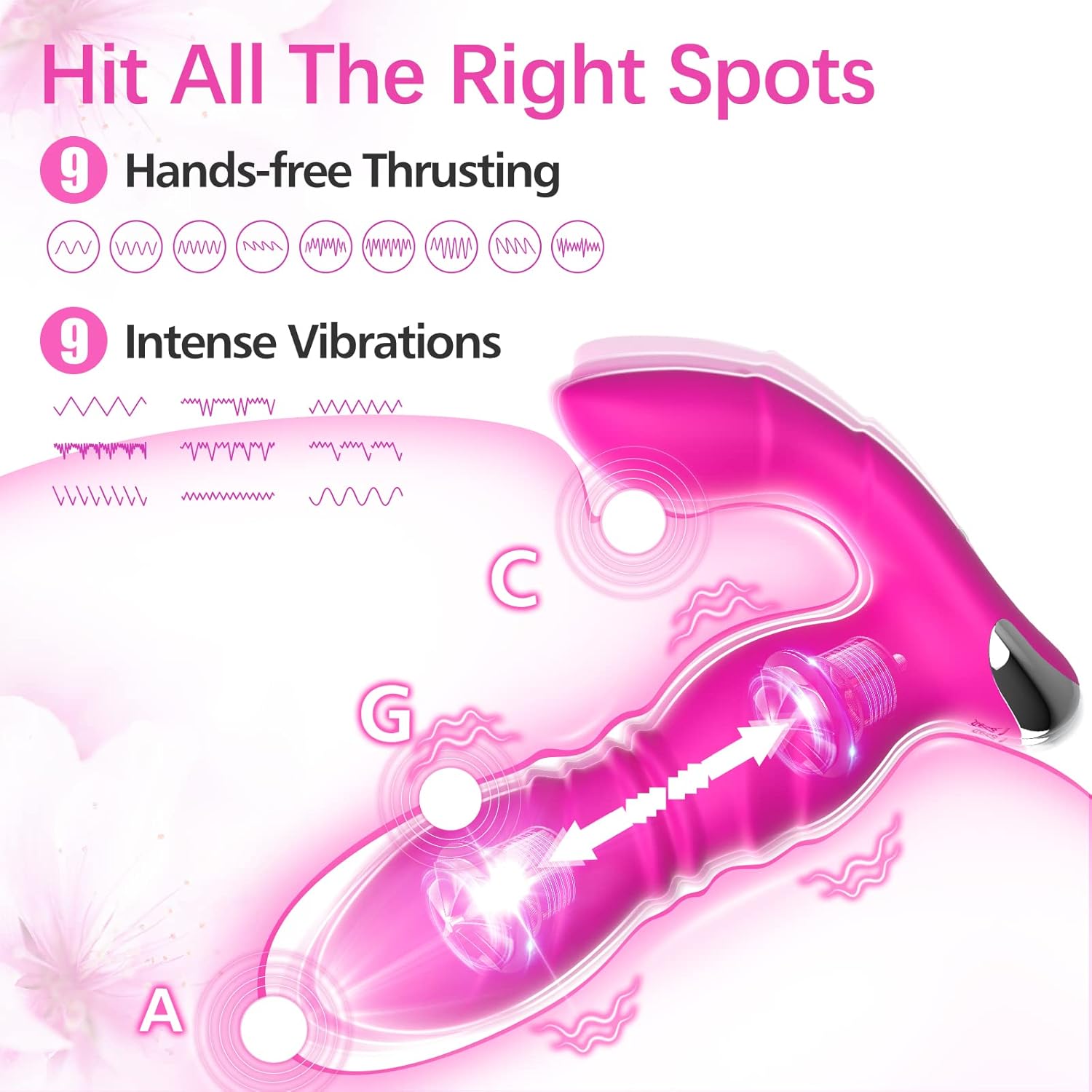Wearable Thrusting Dildo with App&Remote Control