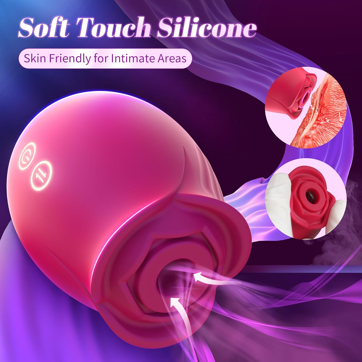 Sex Toys Rose Dildo Vibrator