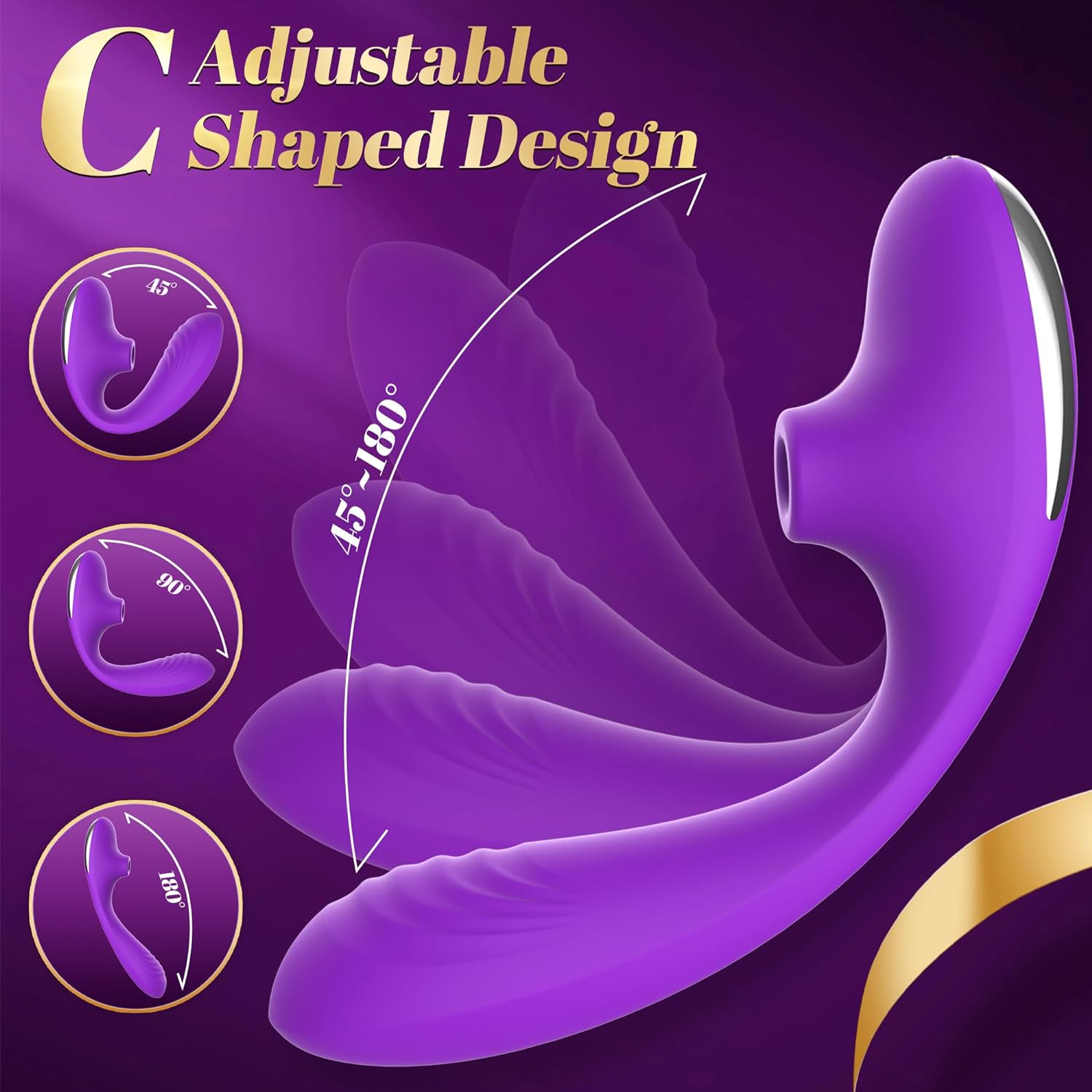 3 in 1 Adjustable Sex Toy Dildo Vibrators