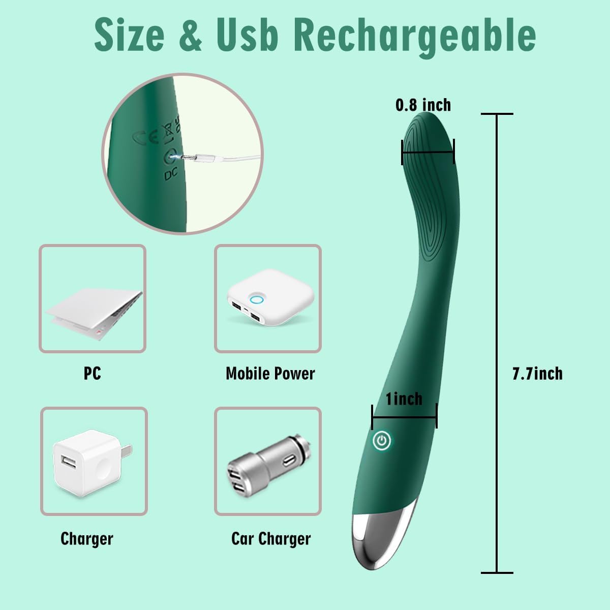 Clitoral G Spot Vibrator with 10 Powerful