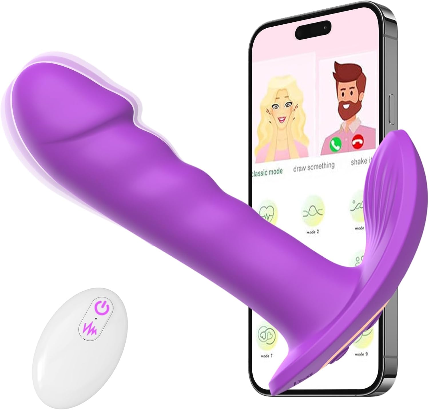 G Spot Dildo Vibrator with 9 Vibration Modes