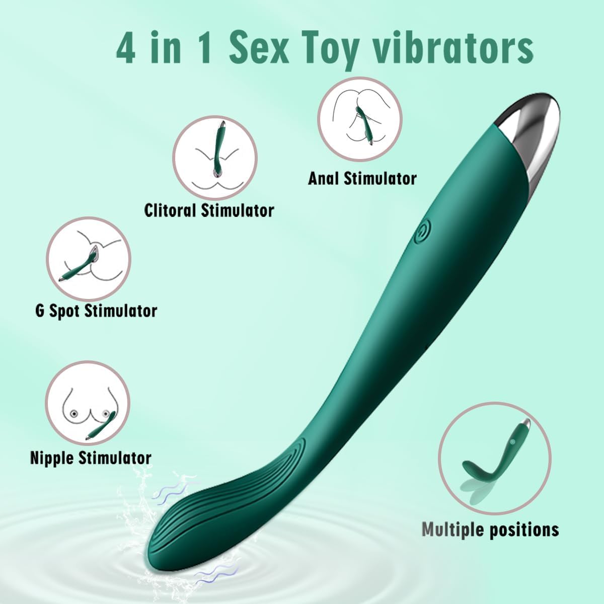 Clitoral G Spot Vibrator with 10 Powerful