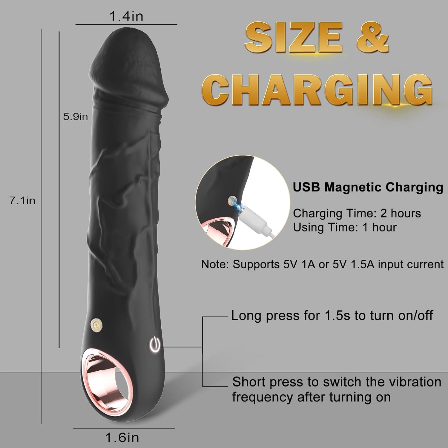 G Spot Dildo Vibrator Couples Pleasure