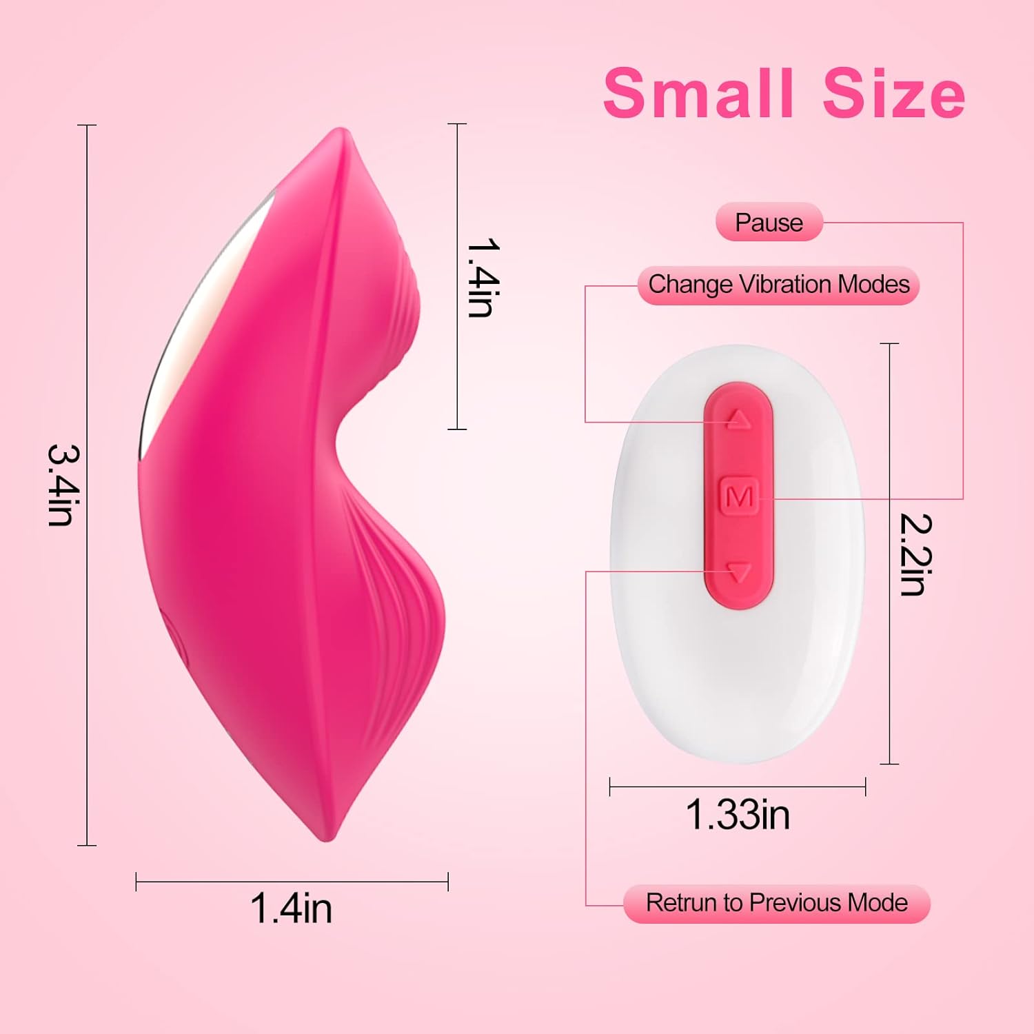 G Spot Butterfly Vibrators with 9 Vibration Massager