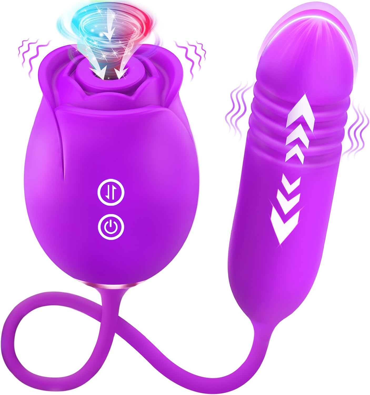 18 Sucking Vibrator Thrusting Dildo