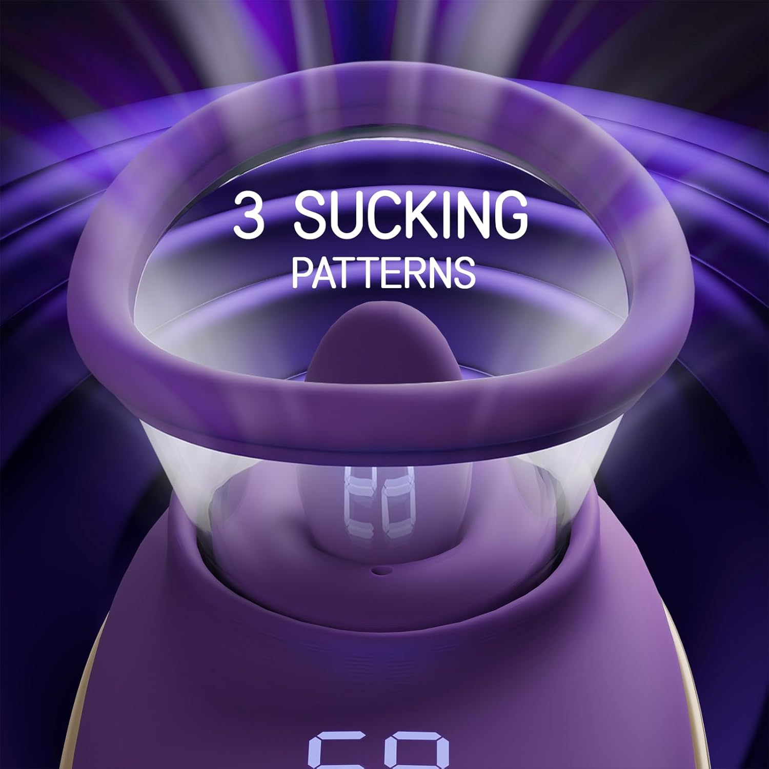 Clitoral Vibrator with 3 Sucking