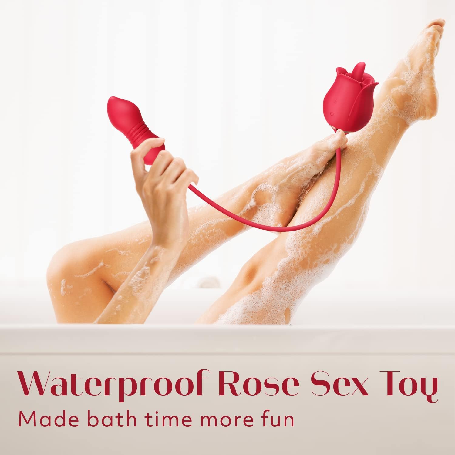 4 in 1 Sex Toys Rose Vibrator Dildo