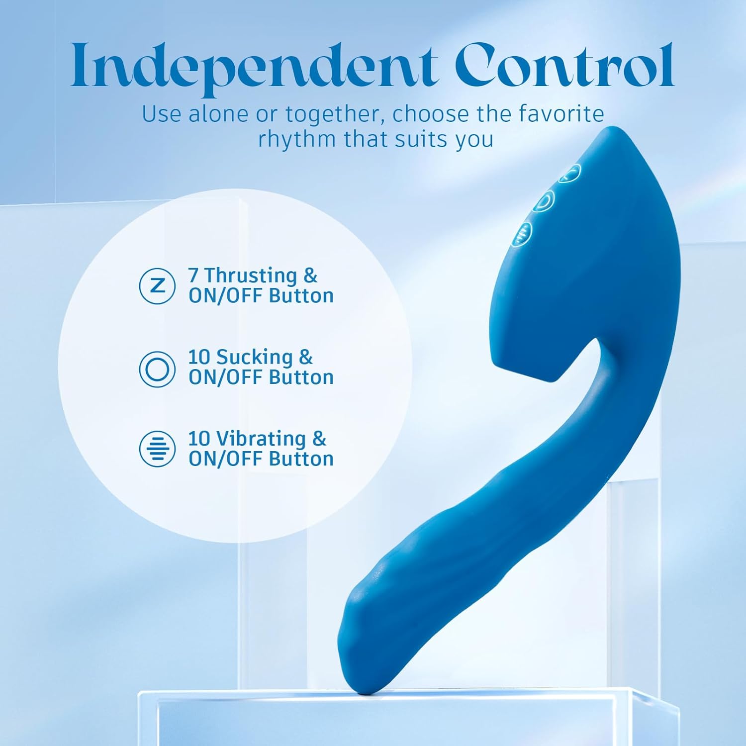 Vibrator Sex Toys Thrusting Dildo