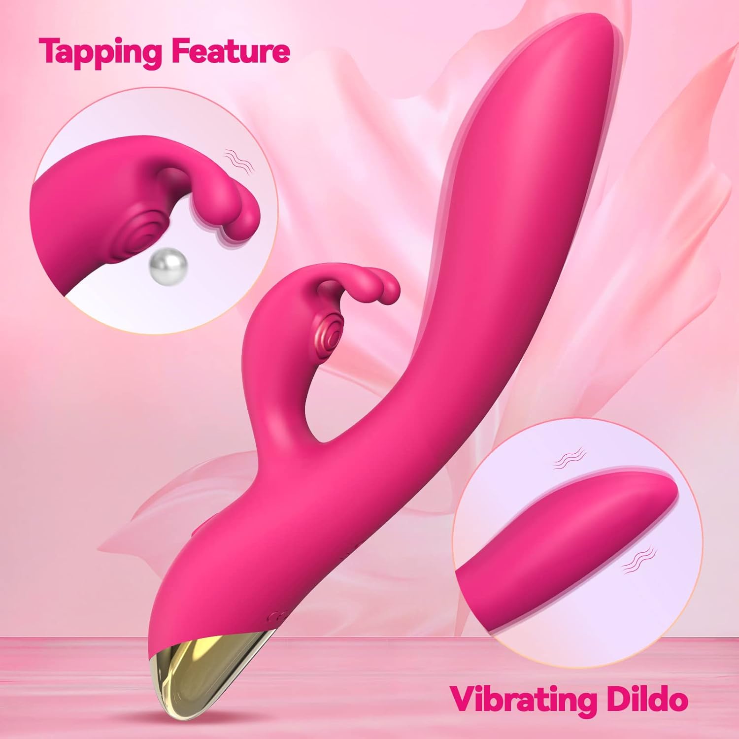Rabbit Vibrator Sex Toys for Clitoris G-spot Stimulation