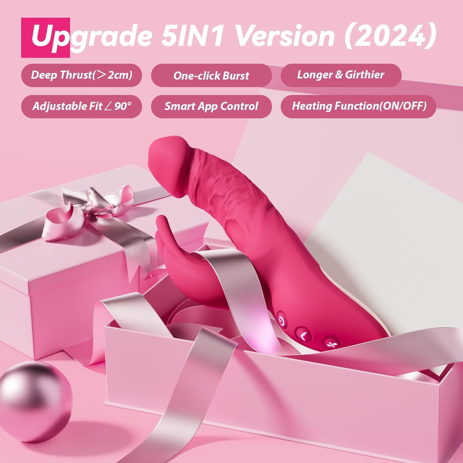 Thrusting Dildo Vibrator Adult Sex Toys