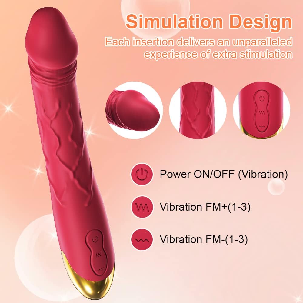 7.6 Inch Realistic Dildo Vibrator for Women