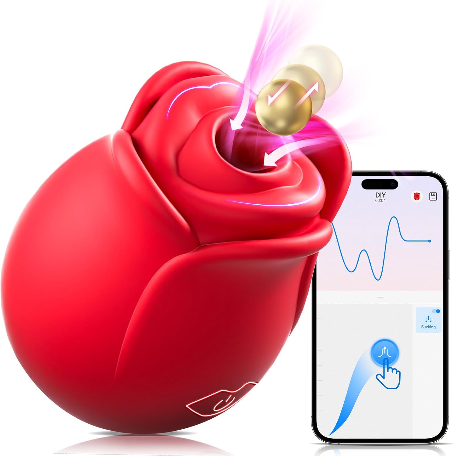 Sex Toys Rose Dildo Vibrator