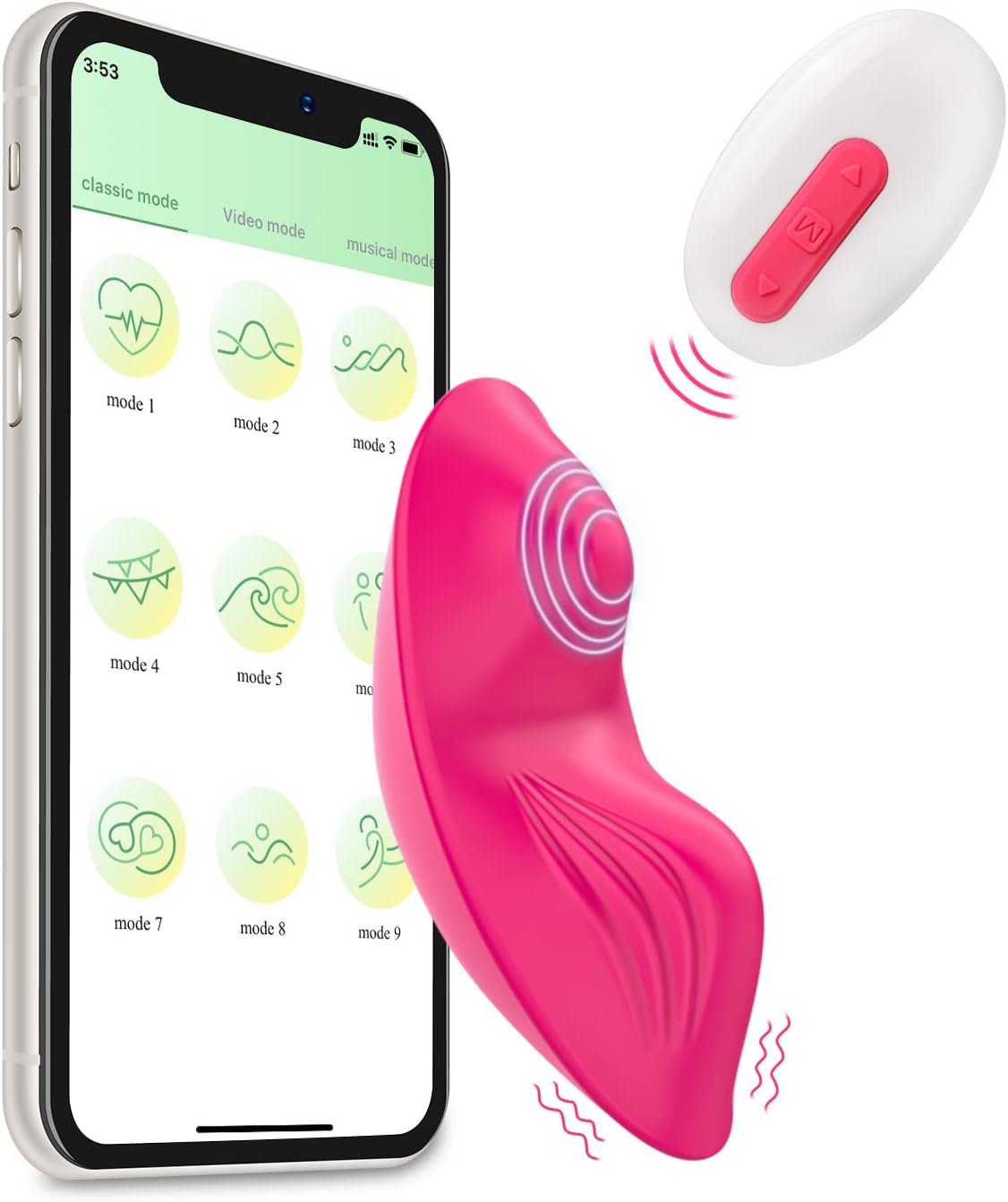 G Spot Butterfly Vibrators with 9 Vibration Massager