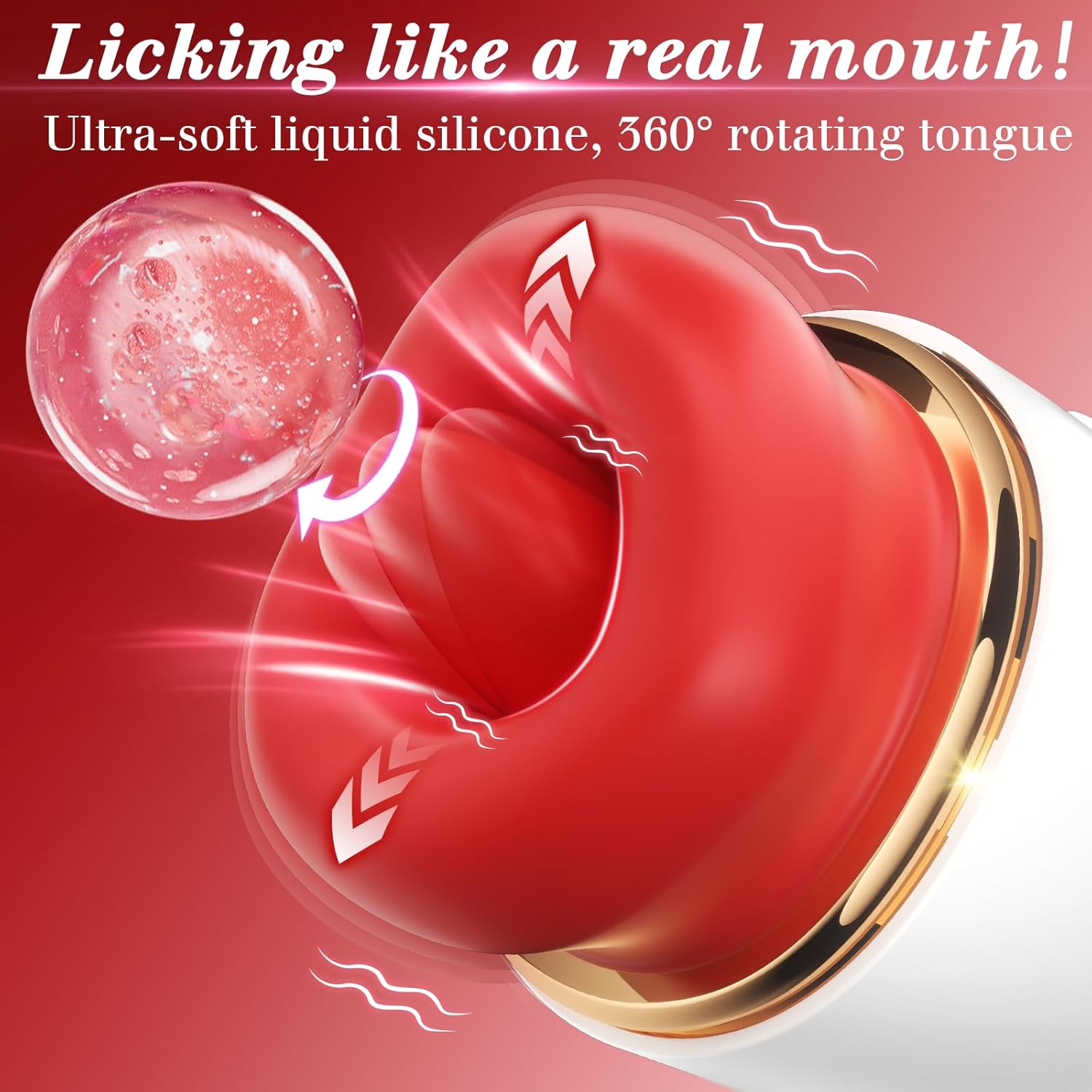 Soft Licking Sucking Vibrator for Women