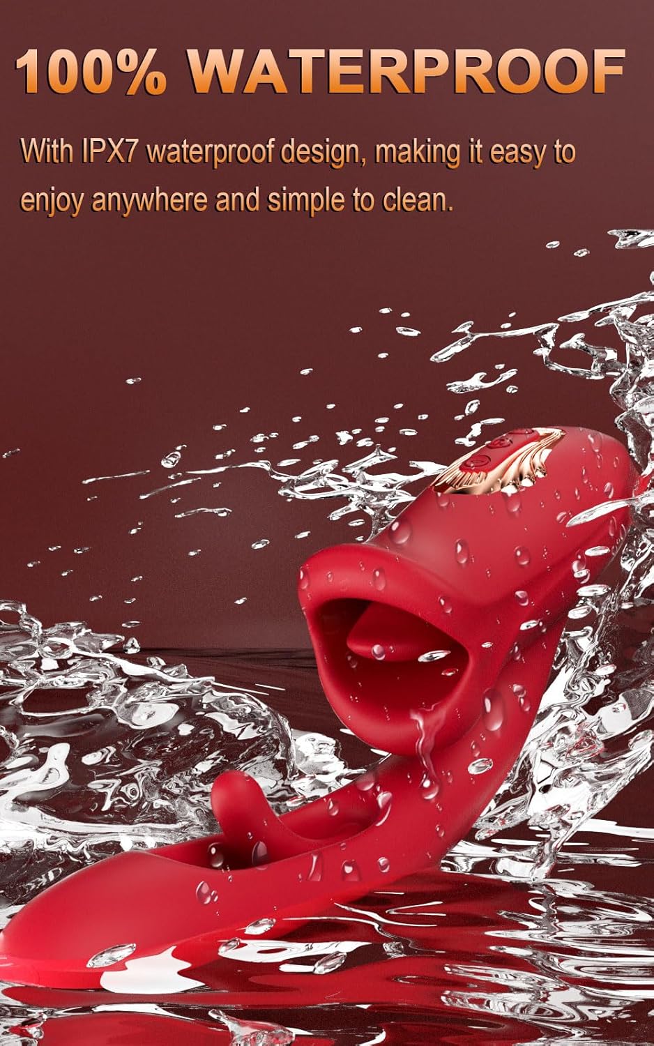 Tongue Rose Sex Toy Dildo Vibrators