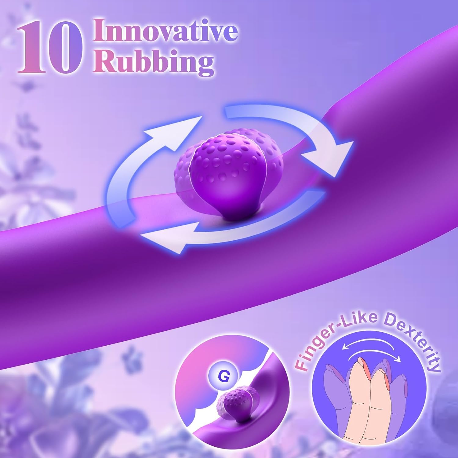 G Spot Vibrator Sex Toys-3 in 1