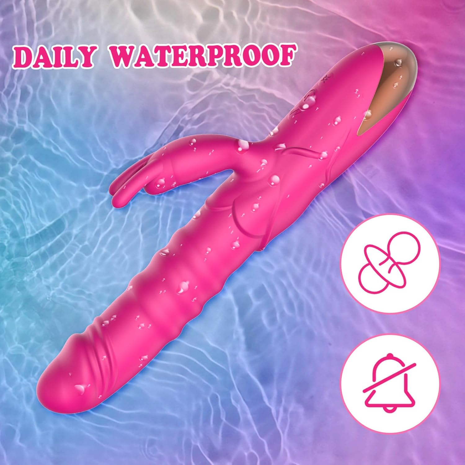 Thrusting Rabbit G Spot Clitoral Vibrator