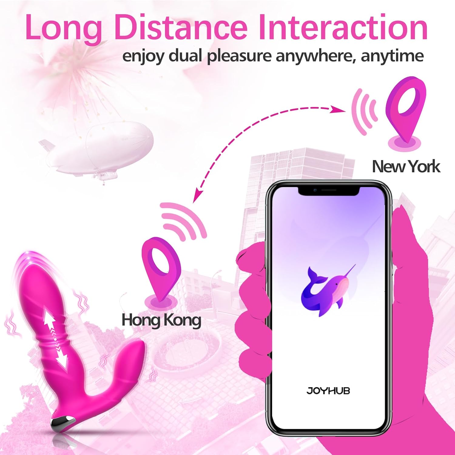 Wearable Thrusting Dildo with App＆Remote Control