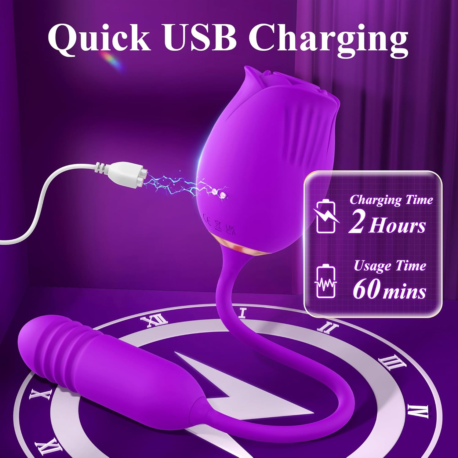 18 Sucking Vibrator Thrusting Dildo