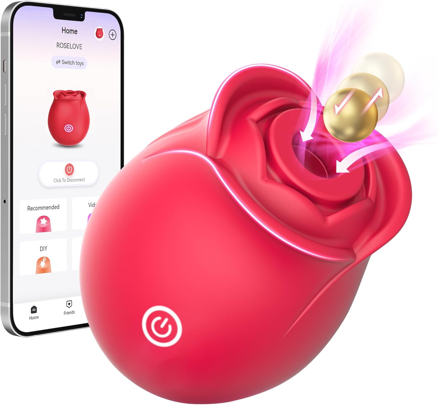 Sex Toys Rose Dildo Vibrator