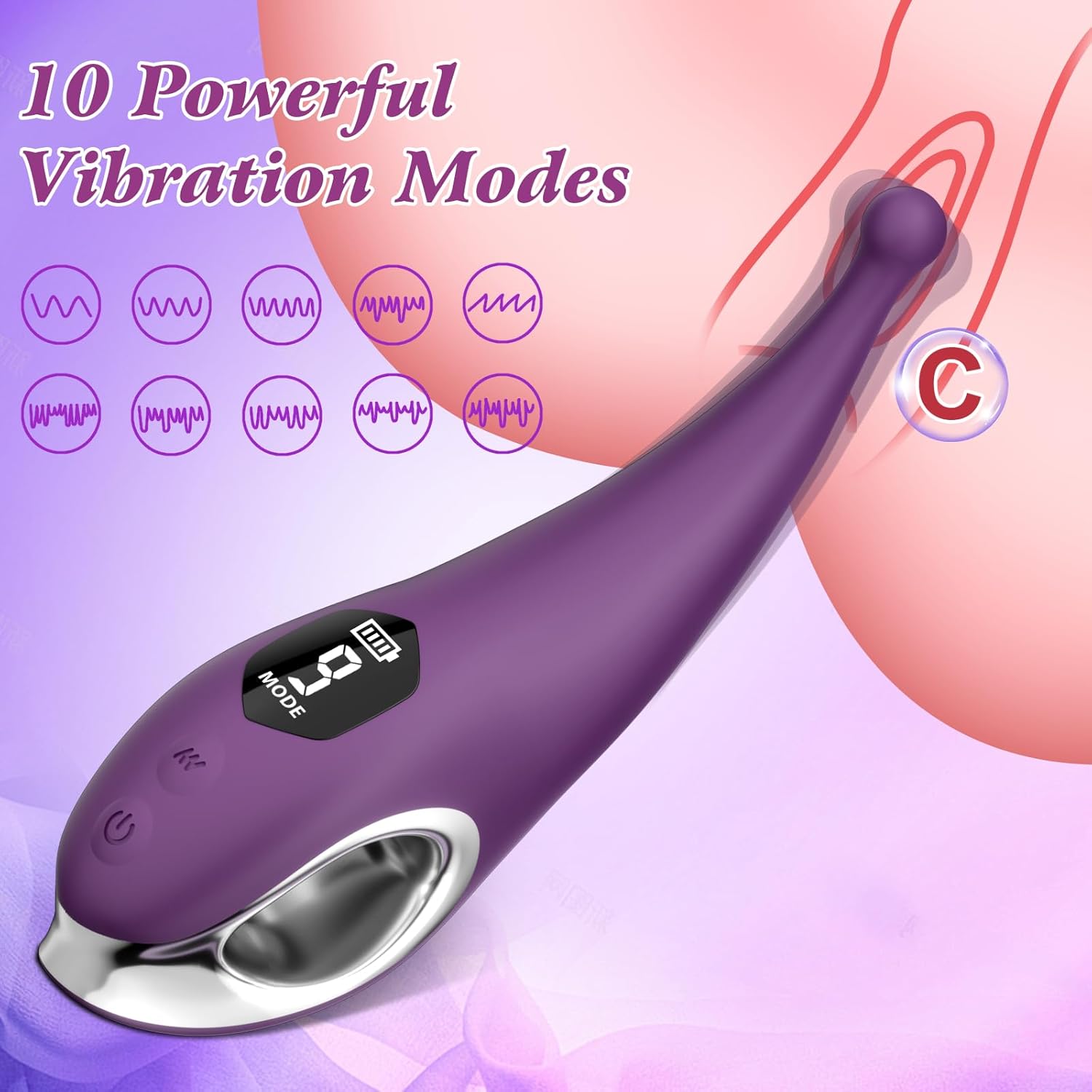 High Frequency Clitoral G Spot Vibrator
