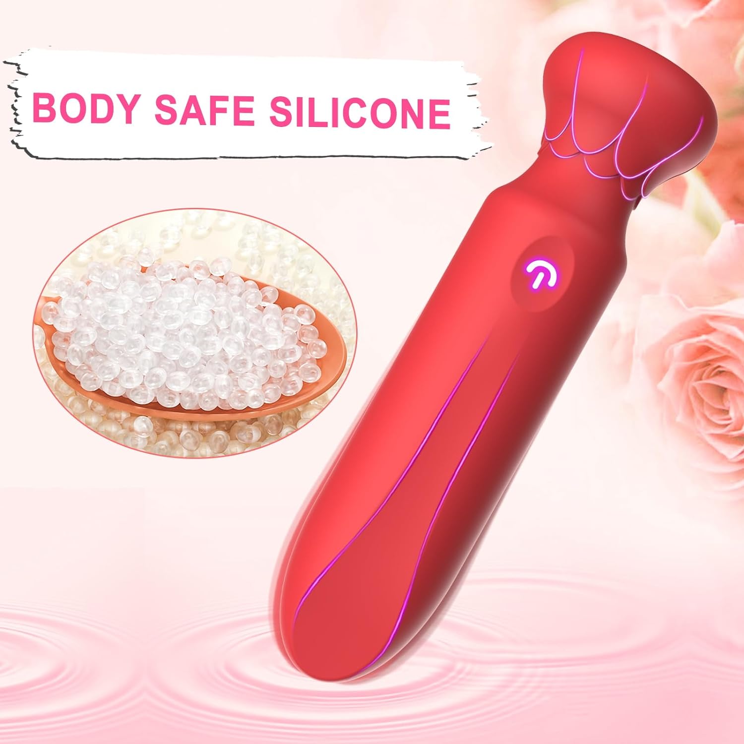 Silicone Waterproof and Portable with 10 Vibration Modes